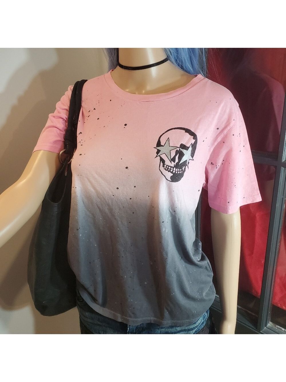 Skull Tie Dye Punk Shirt